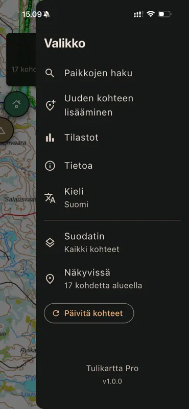 Tulikartta Pro screenshot 3 of 3