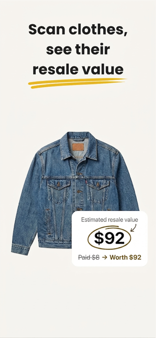 Revalue: Clothing Value Scan Screenshot 1 of 4