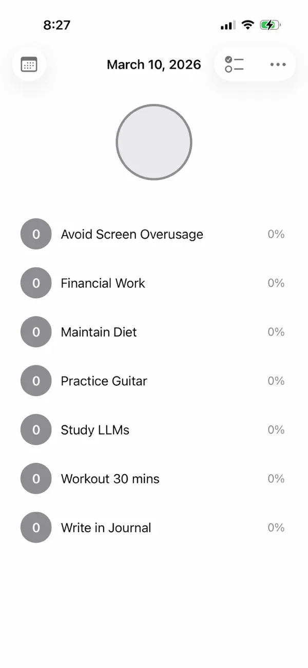 #1. Dayforge - Habit Tracker (iOS) By: Fishington Studios
