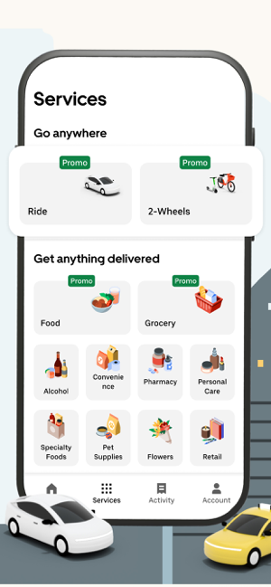 Uber - Request a ride Screenshot