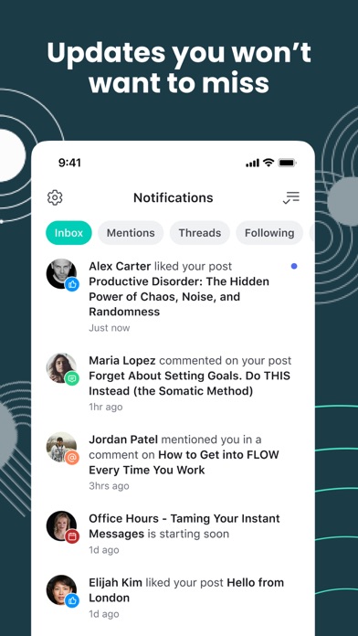 Building a Second Brain iPhone screenshot 6 - Social Networking app