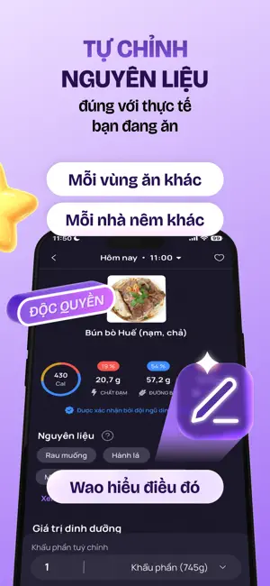 Wao - Food & Calorie Counter screenshot 4