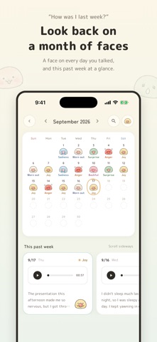 Kimocchi - Voice Mood Tracker Screenshot 5 of 5