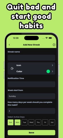 Streaks 2026 - Habit Tracker screenshot