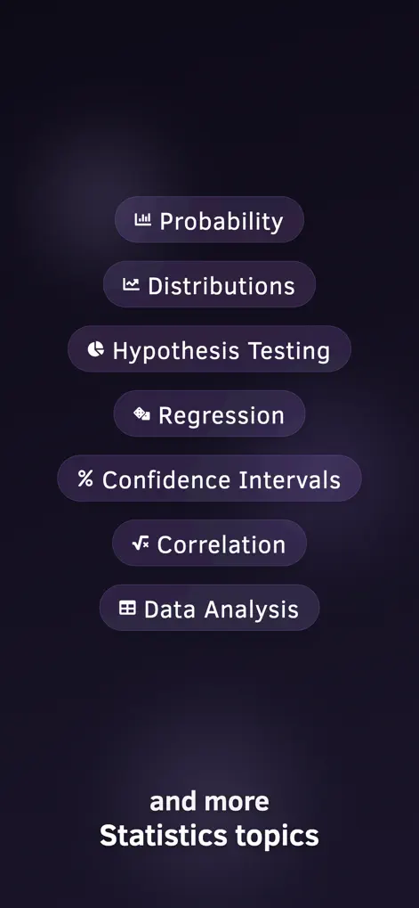 Statistics Problem Solver AI - Education App | MWM