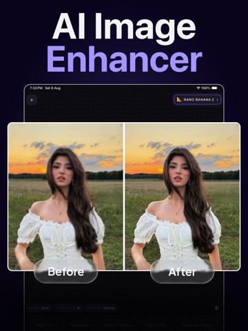 AI Photo Editor & Image Art iPad screenshot