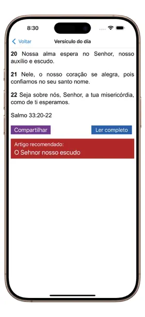 A Bíblia Sagrada iPhone screenshot 4