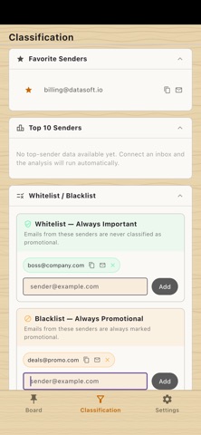 Mailboard AI screenshot