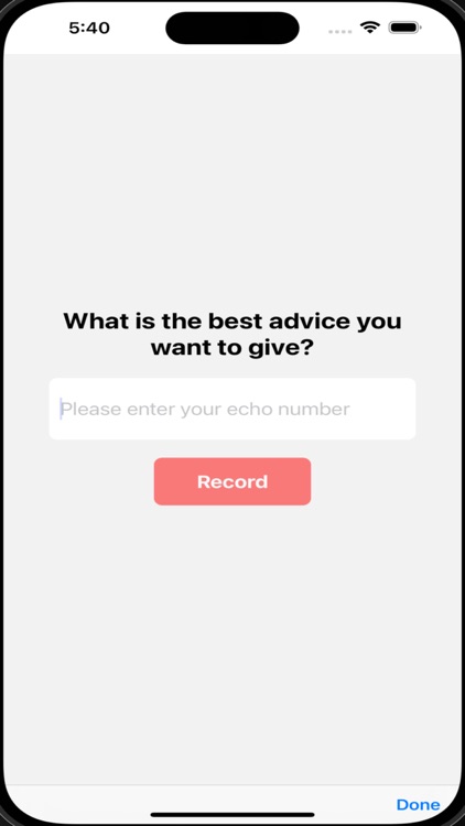 Echo: Share Your Story