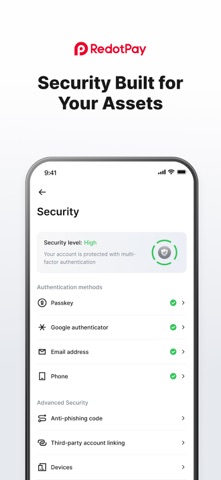 RedotPay: Crypto Card & Pay Screenshot 5 of 6