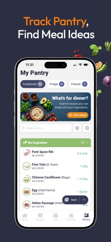 IngrediPal: Recipe & Meal Plan iPhone screenshot