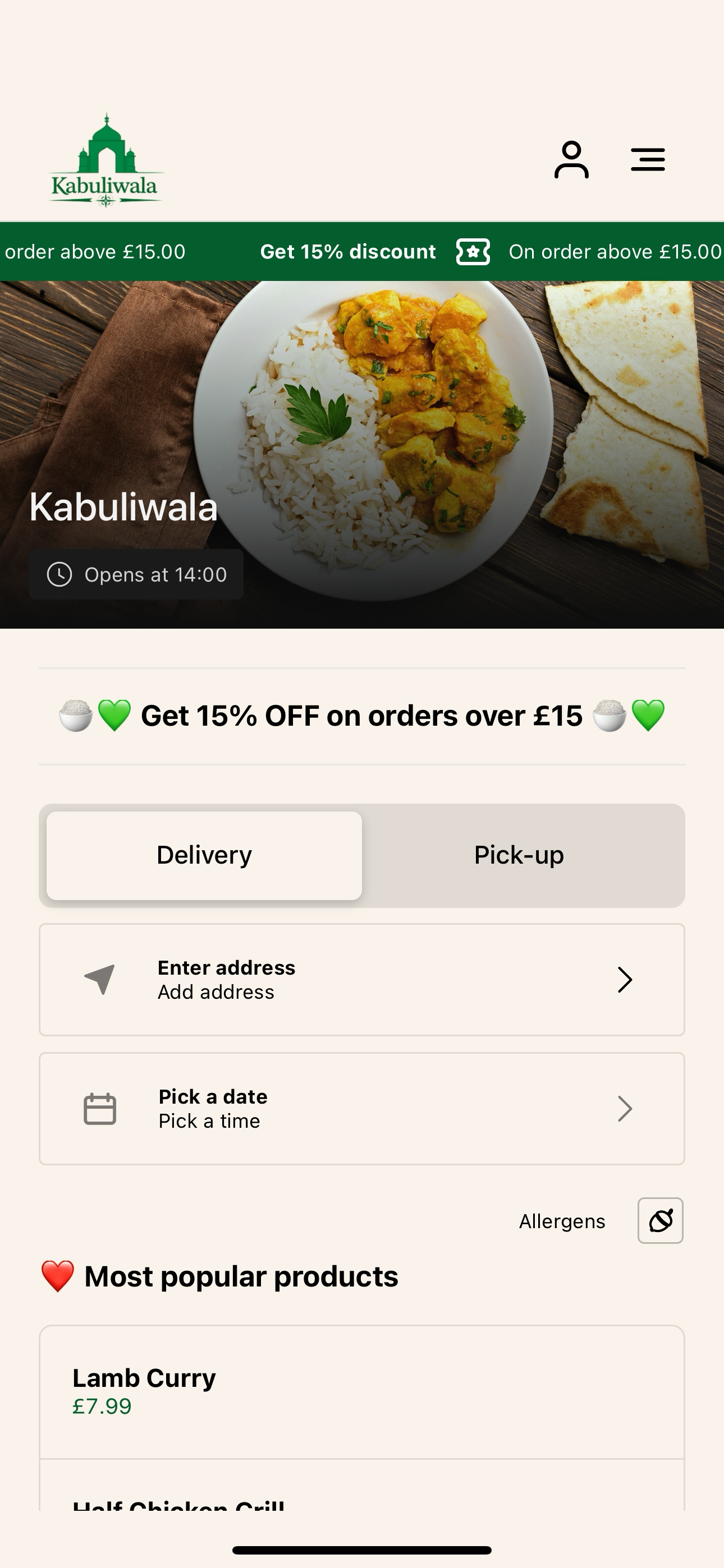 Kabuliwala UK screenshot 3