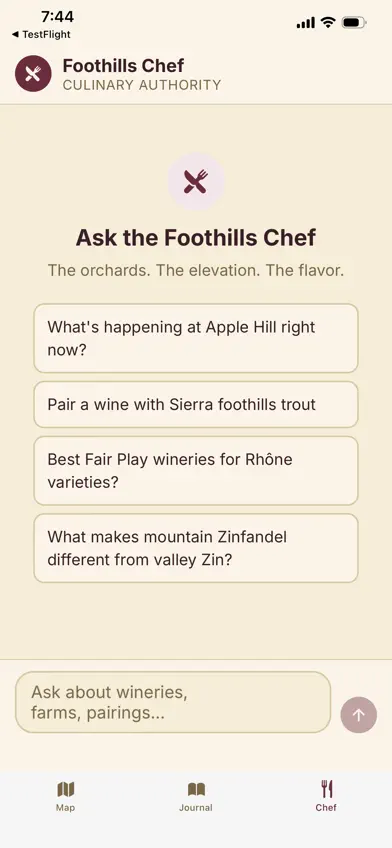 AmadorElDorado Food Wine Farms screenshot 3