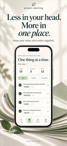 Brain Dump: ProjectAdulting Screenshot 5 of 6
