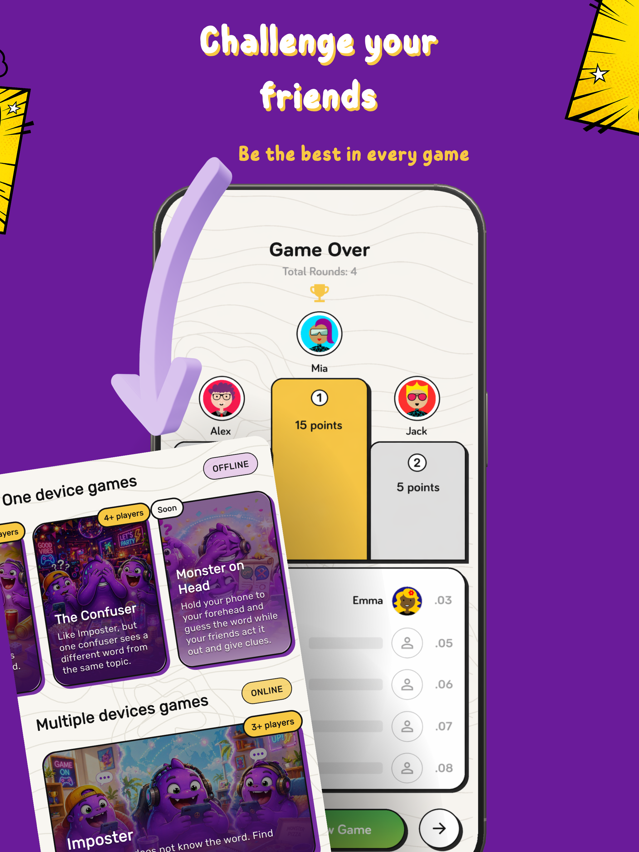 Bluff Monster: Guessing Games