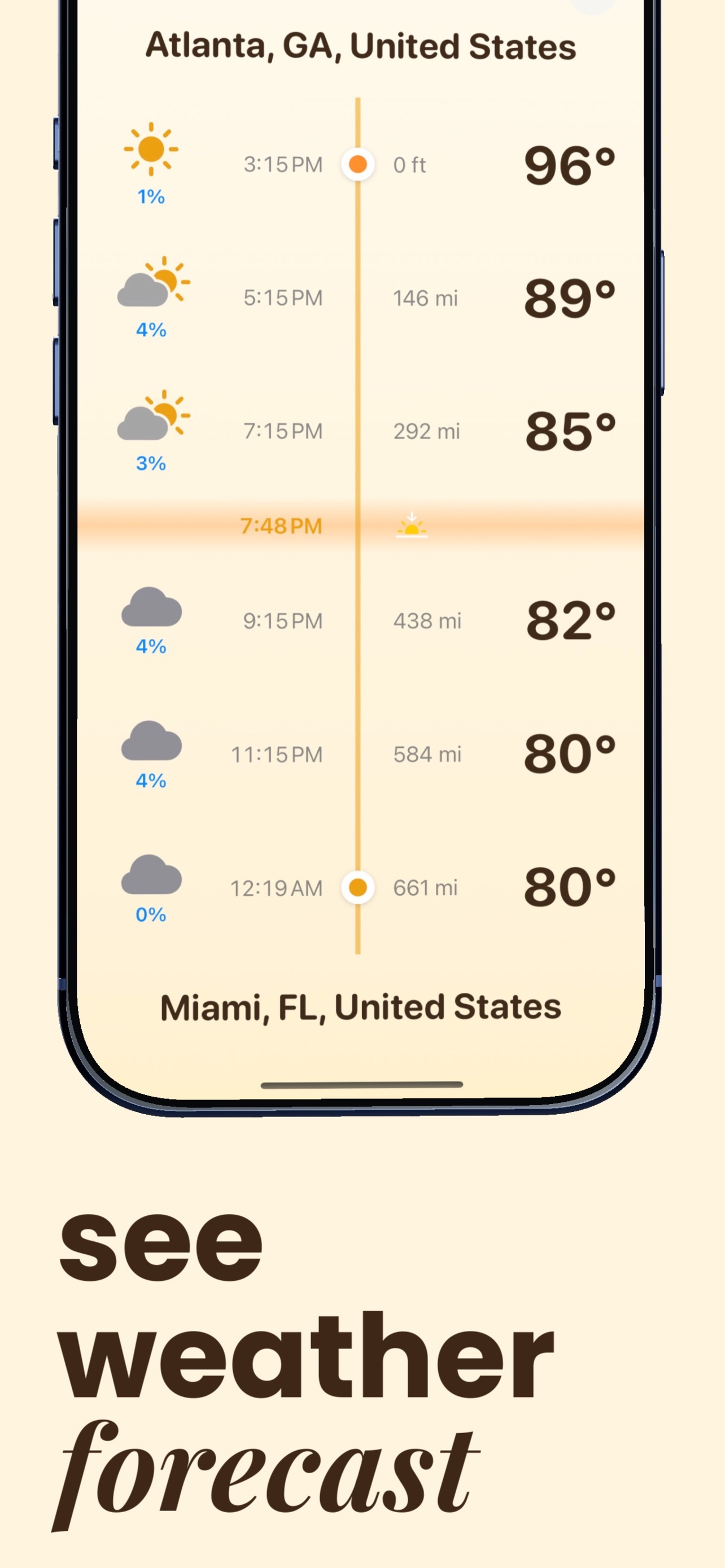 Screenshot 3 of Sunflowerz -Trip Weather Radar