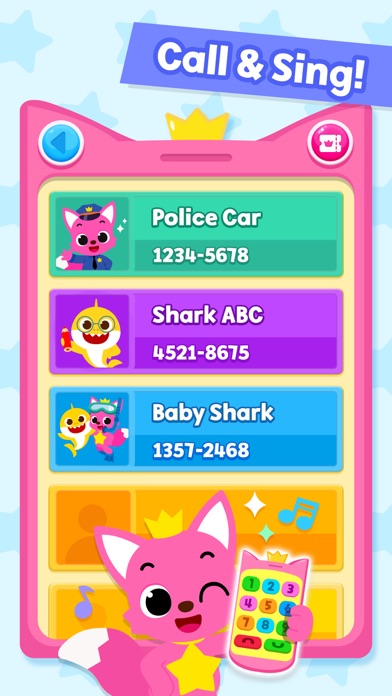 Pinkfong Baby Shark Phone Screenshot