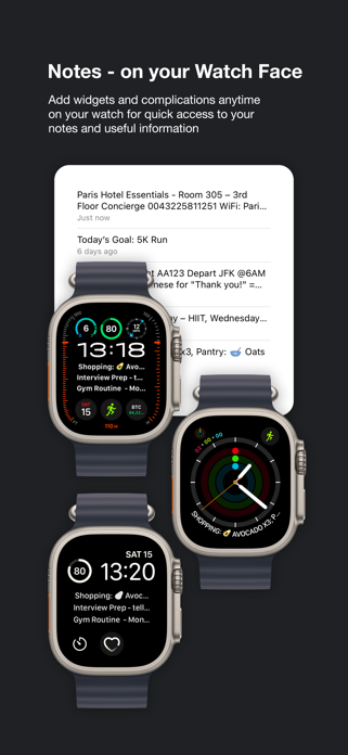 Smart Watch Notes Pro Screenshot 2 of 6