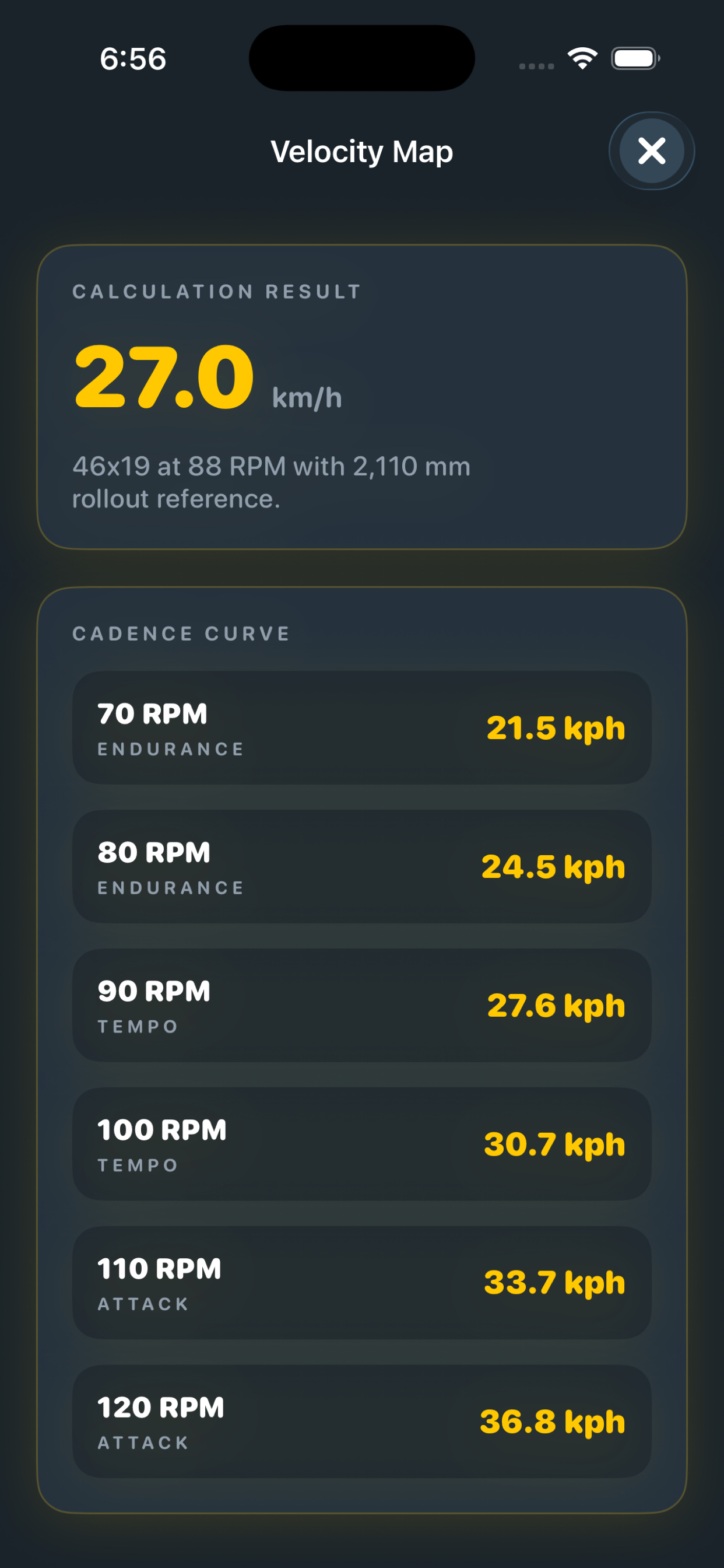Check 2 Rider: Cadence Calc screenshot 5