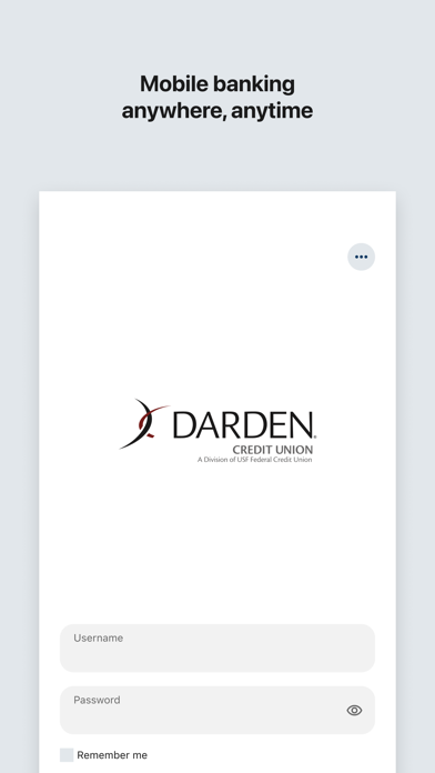 Darden Credit Union Mobile Screenshot
