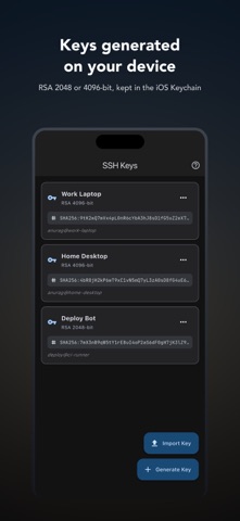 Mobile SSH Terminal iPhone screenshot 9