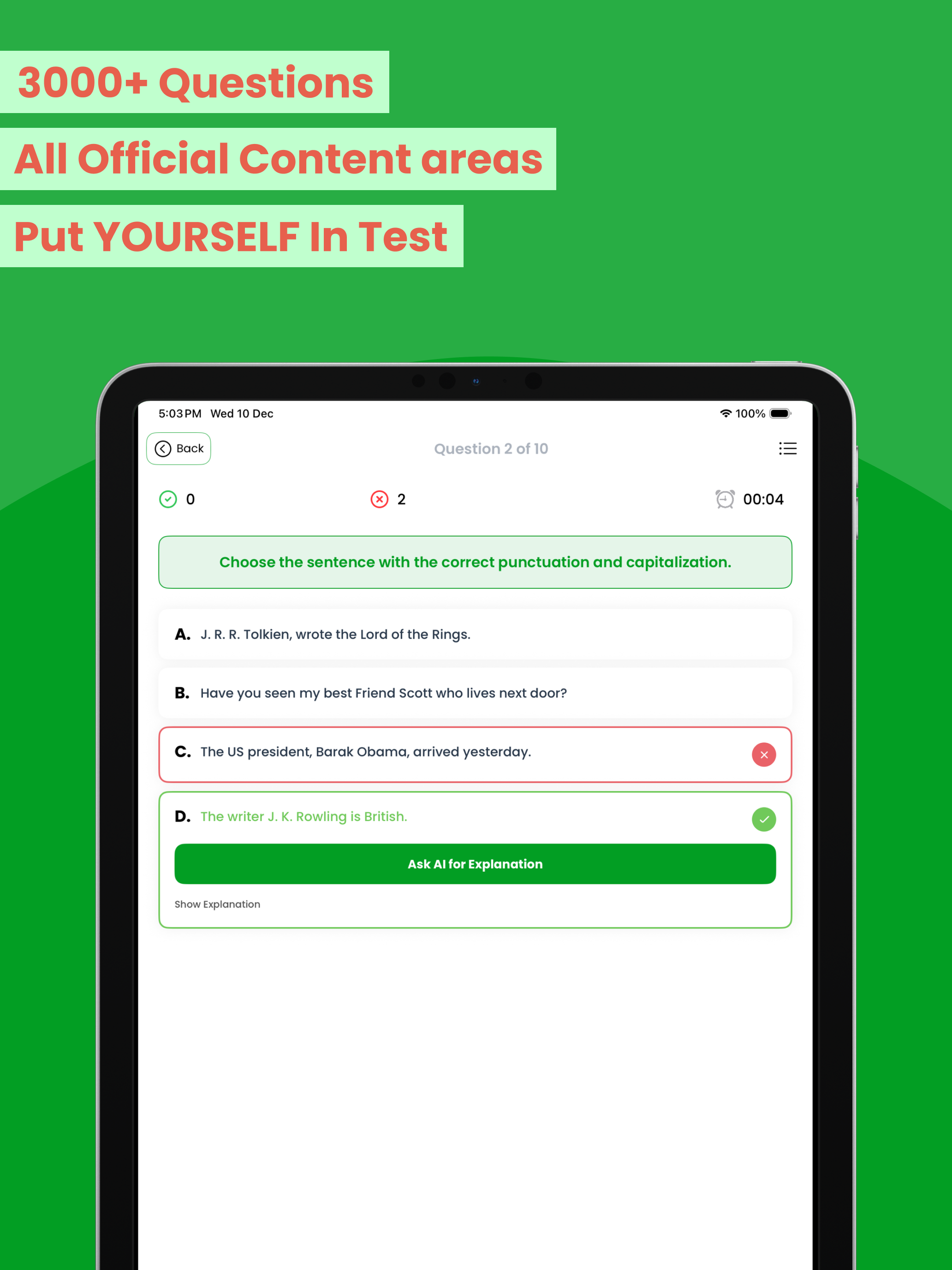 TABE Practice Exam & Quiz