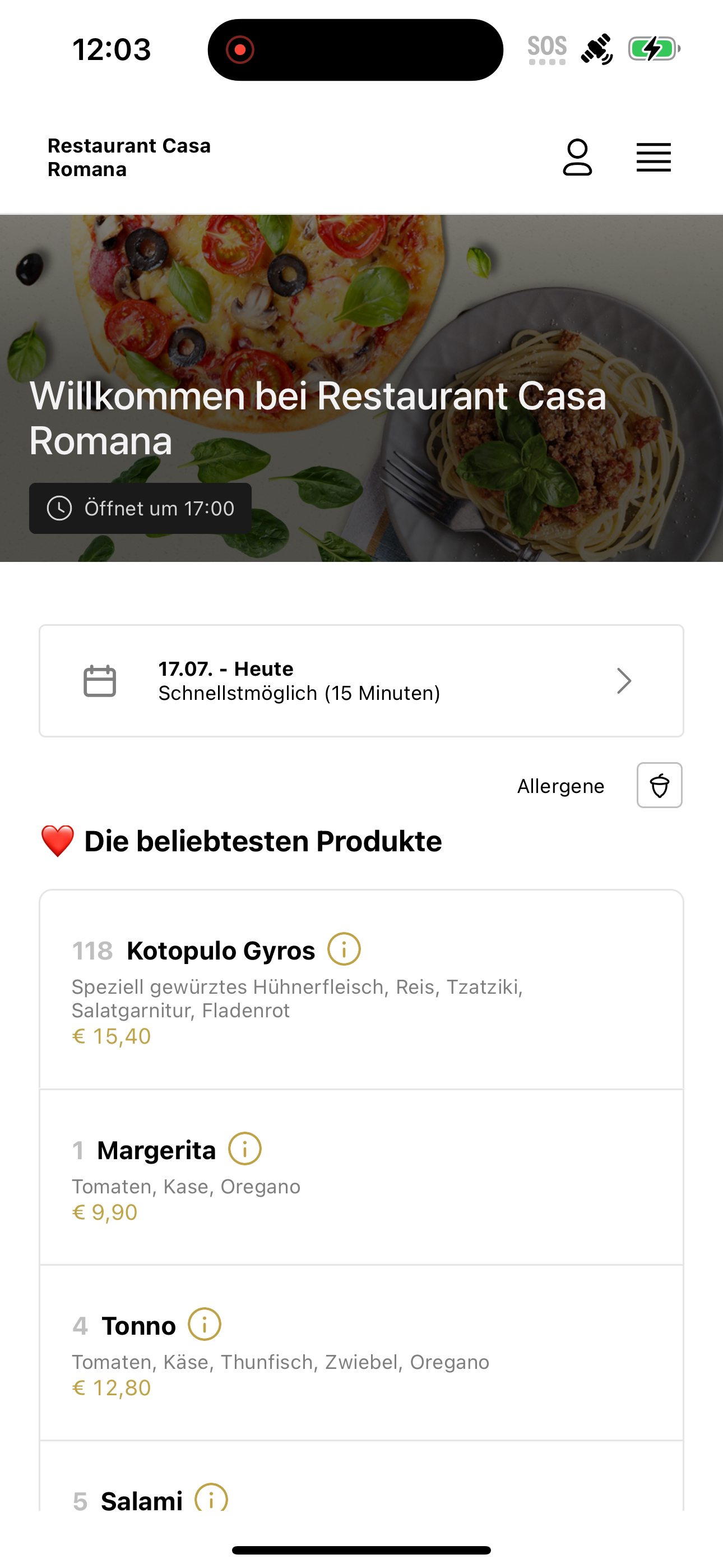 Pizzeria Casa Romana screenshot 5