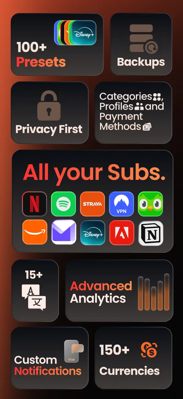 #5. SubWise: Subscription Manager (iOS) Ved: Luca Gerber