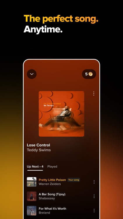 TouchTunes: Control Bar Music
