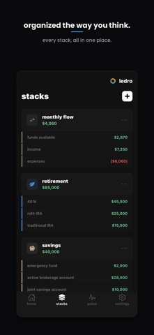 Ledro: Budget, no bank sync screenshot