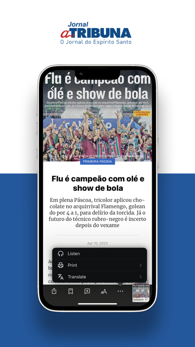 A Tribuna Digital Screenshot