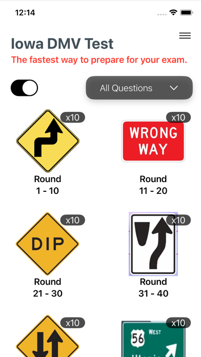 Iowa DMV Practice Test 2025 Screenshot