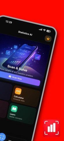 Statistics AI: Scan & Solve Screenshot 2 of 9