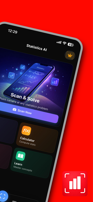 Statistics AI: Scan & Solve Screenshot 2 of 9