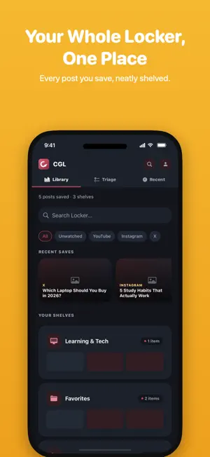 Watch Later & Save Links: CGL screenshot 4