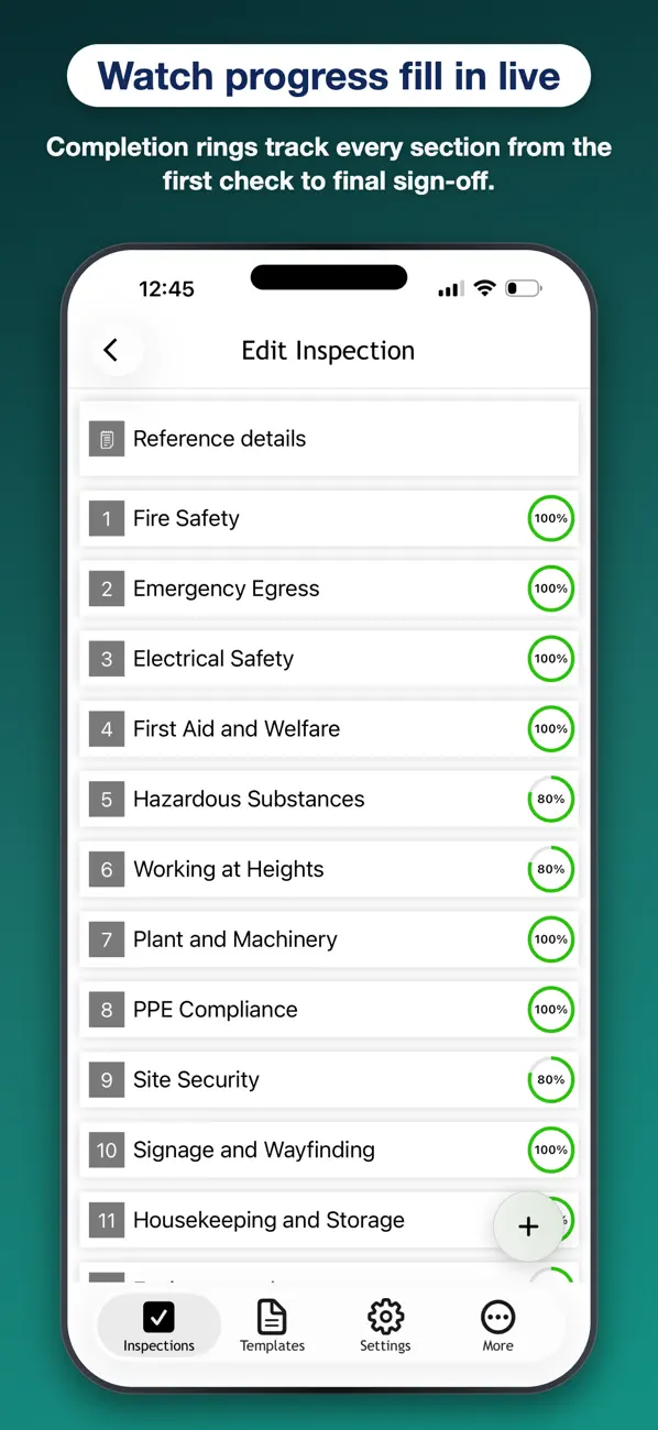 Screenshot #3 pour OnSite Checklists - Auditing