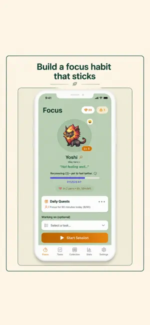 Nurrow: Focus Timer screenshot 1