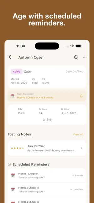 Mead Maker: Honey Wine Tracker screenshot 4