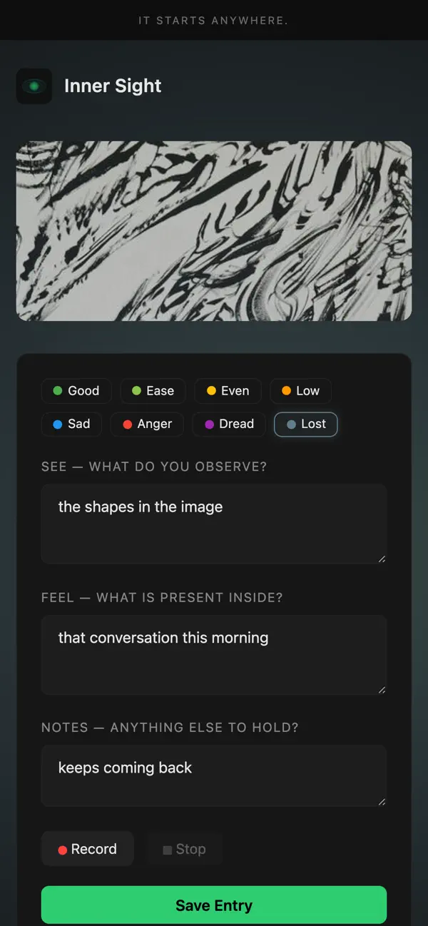 #2. Inner Sight - Offline Journal (iOS) By: Fabian Kindermann
