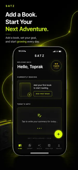 Satz: AI Book Tracker screenshot 3