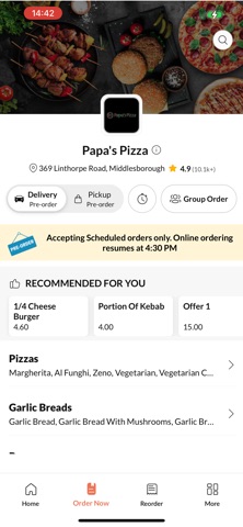 Papa's Pizza. Screenshot 2 of 4