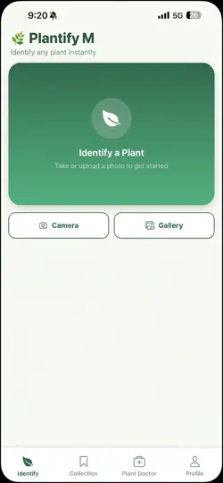 Screenshot von FloraHaven - Plantify auf dem iPhone 1