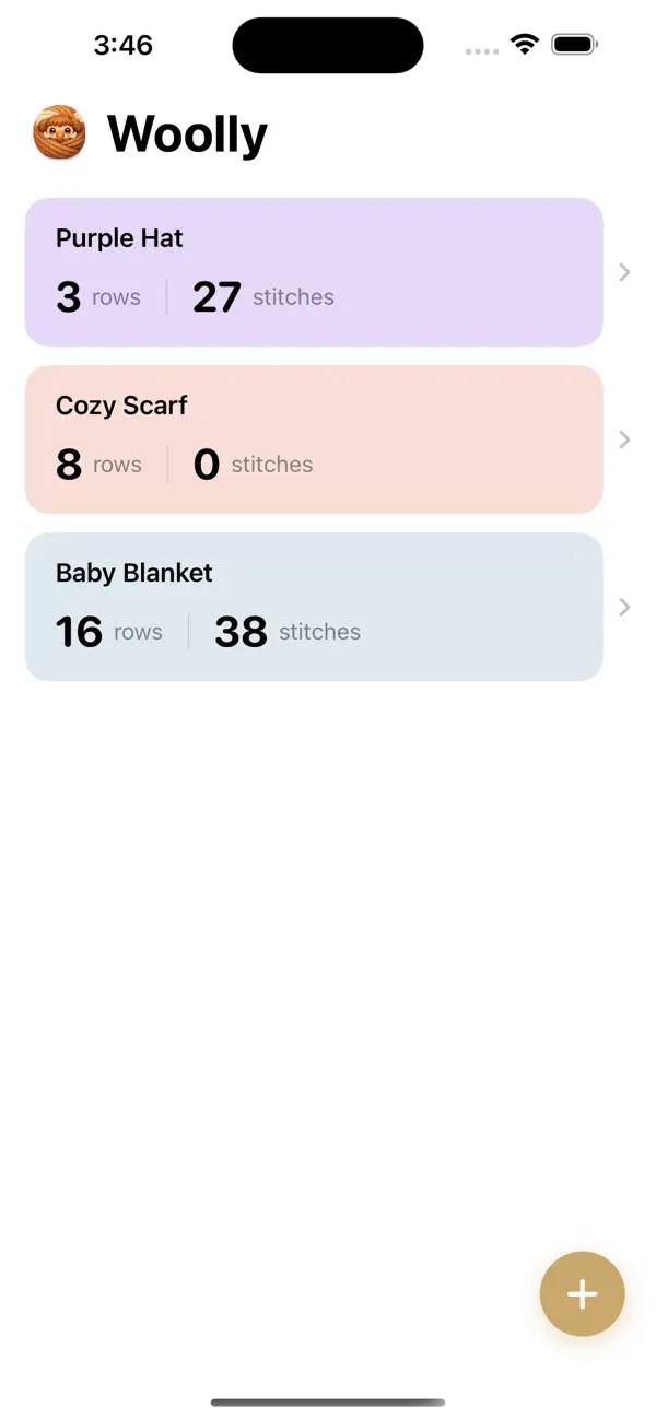 Screenshot #2 pour Woolly Counter - Knit+Crochet