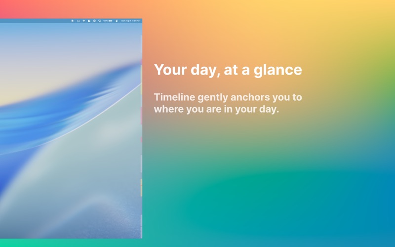 Timeline - Visualize your day screenshot