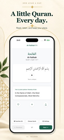 One Ayah a Day screenshot