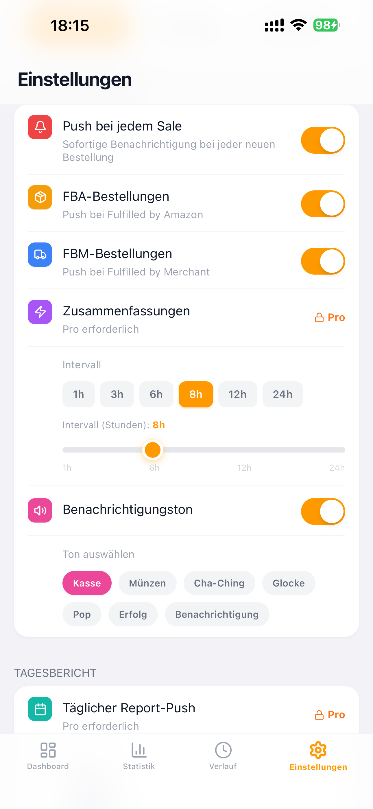 SalesPush — FBA & FBM Alerts