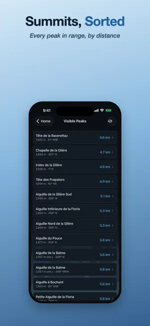 Skyline: Peak Finder & Namer screenshot 2