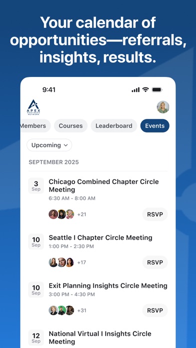 Screenshot 3 of Apex Partners Network App