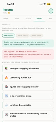 Resurgo Student Wellness screenshot 2