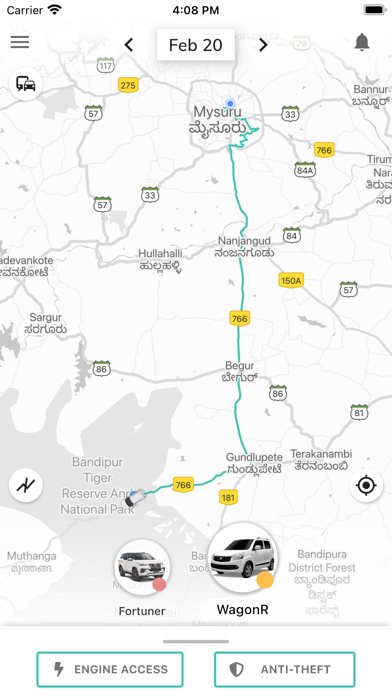 Onelap GPS tracker Screenshot
